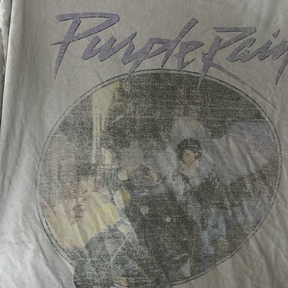 Prince thrashed stained distressed tattered holes zombie grunge band t shirt - Picture 7 of 13